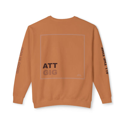 Taupe GIGATT/ATTGIG Lightweight Crewneck Sweatshirt