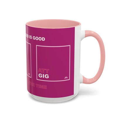 Light Pink GIG/ATT Accent Coffee Mug (11, 15oz)