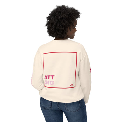 Red GIGATT/ATTGIG Lightweight Crewneck Sweatshirt
