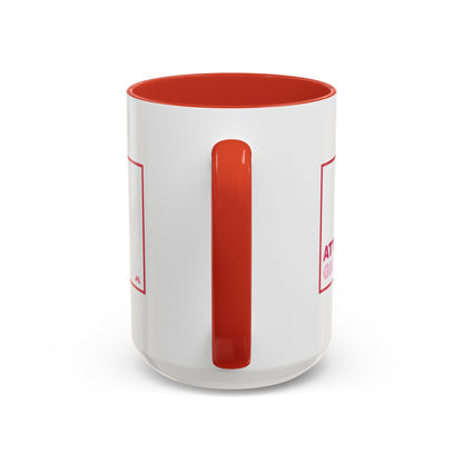 Red GIG/ATT Accent Coffee Mug (11, 15oz)
