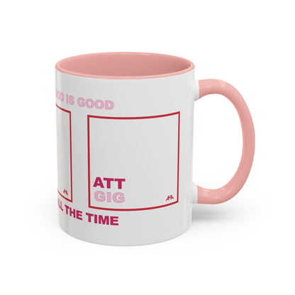 Red GIG/ATT Accent Coffee Mug (11, 15oz)