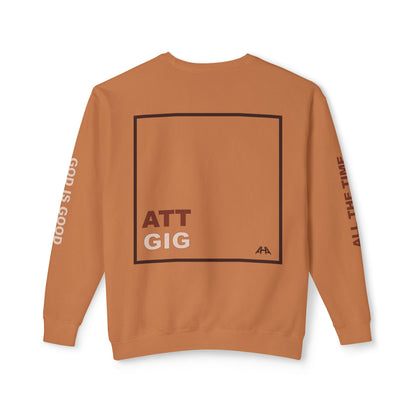 Chocolate GIGATT/ATTGIG Lightweight Crewneck Sweatshirt