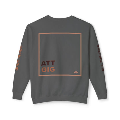Taupe GIGATT/ATTGIG Lightweight Crewneck Sweatshirt