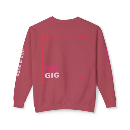 Red GIGATT/ATTGIG Lightweight Crewneck Sweatshirt