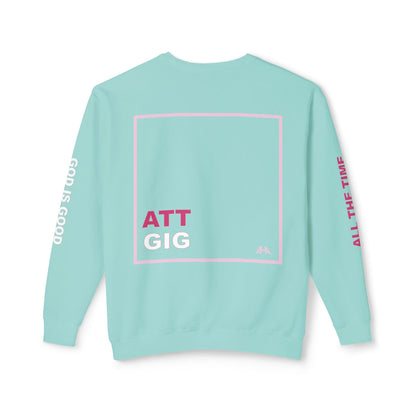 Light Pink GIGATT/ATTGIG Lightweight Crewneck Sweatshirt