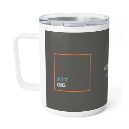 Gray GIGATT/ATTGIG Insulated Mug