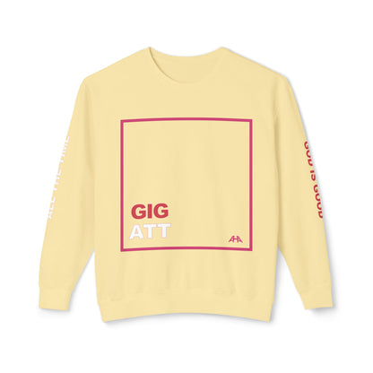 Deep Pink GIGATT/ATTGIG Lightweight Crewneck Sweatshirt