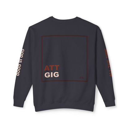 Chocolate GIGATT/ATTGIG Lightweight Crewneck Sweatshirt