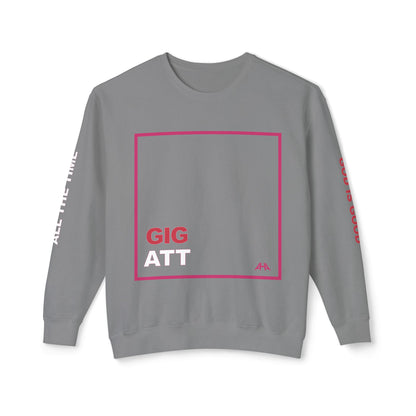 Deep Pink GIGATT/ATTGIG Lightweight Crewneck Sweatshirt