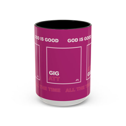 Light Pink GIG/ATT Accent Coffee Mug (11, 15oz)