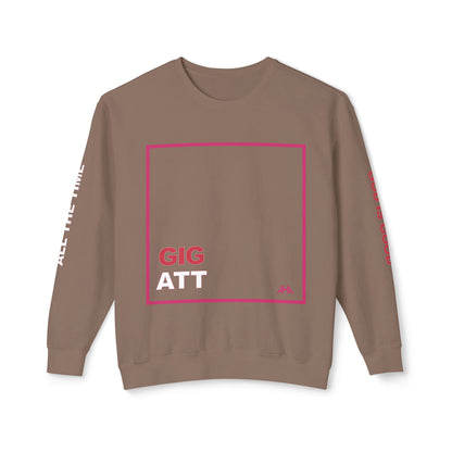 Deep Pink GIGATT/ATTGIG Lightweight Crewneck Sweatshirt