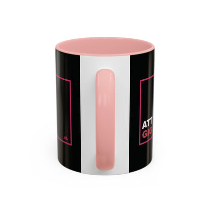 Deep Pink GIG/ATT Accent Coffee Mug (11, 15oz)
