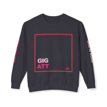 Red GIGATT/ATTGIG Lightweight Crewneck Sweatshirt
