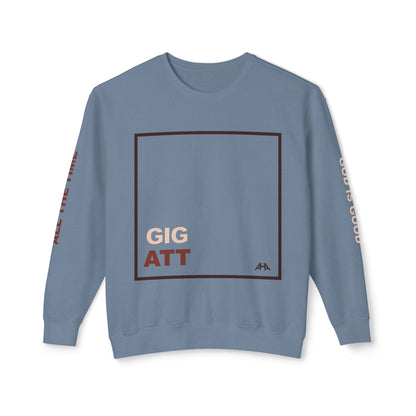 Chocolate GIGATT/ATTGIG Lightweight Crewneck Sweatshirt