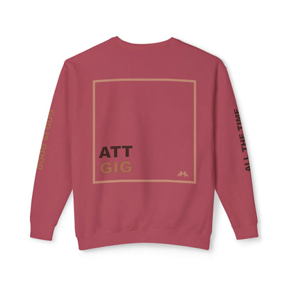 Taupe GIGATT/ATTGIG Lightweight Crewneck Sweatshirt