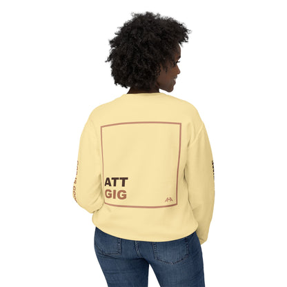 Taupe GIGATT/ATTGIG Lightweight Crewneck Sweatshirt