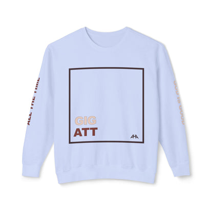 Chocolate GIGATT/ATTGIG Lightweight Crewneck Sweatshirt