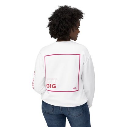 Deep Pink GIGATT/ATTGIG Lightweight Crewneck Sweatshirt