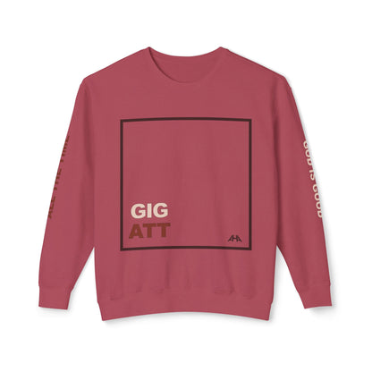 Chocolate GIGATT/ATTGIG Lightweight Crewneck Sweatshirt