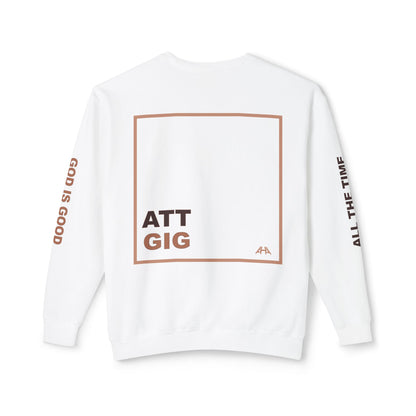 Taupe GIGATT/ATTGIG Lightweight Crewneck Sweatshirt