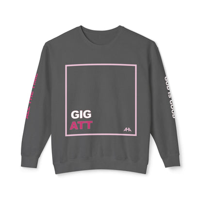 Light Pink GIGATT/ATTGIG Lightweight Crewneck Sweatshirt