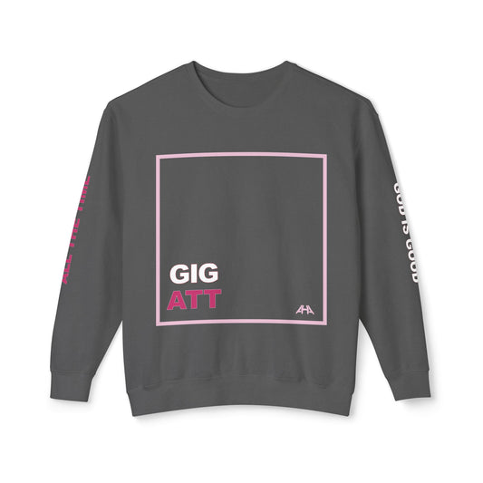 Light Pink GIGATT/ATTGIG Lightweight Crewneck Sweatshirt