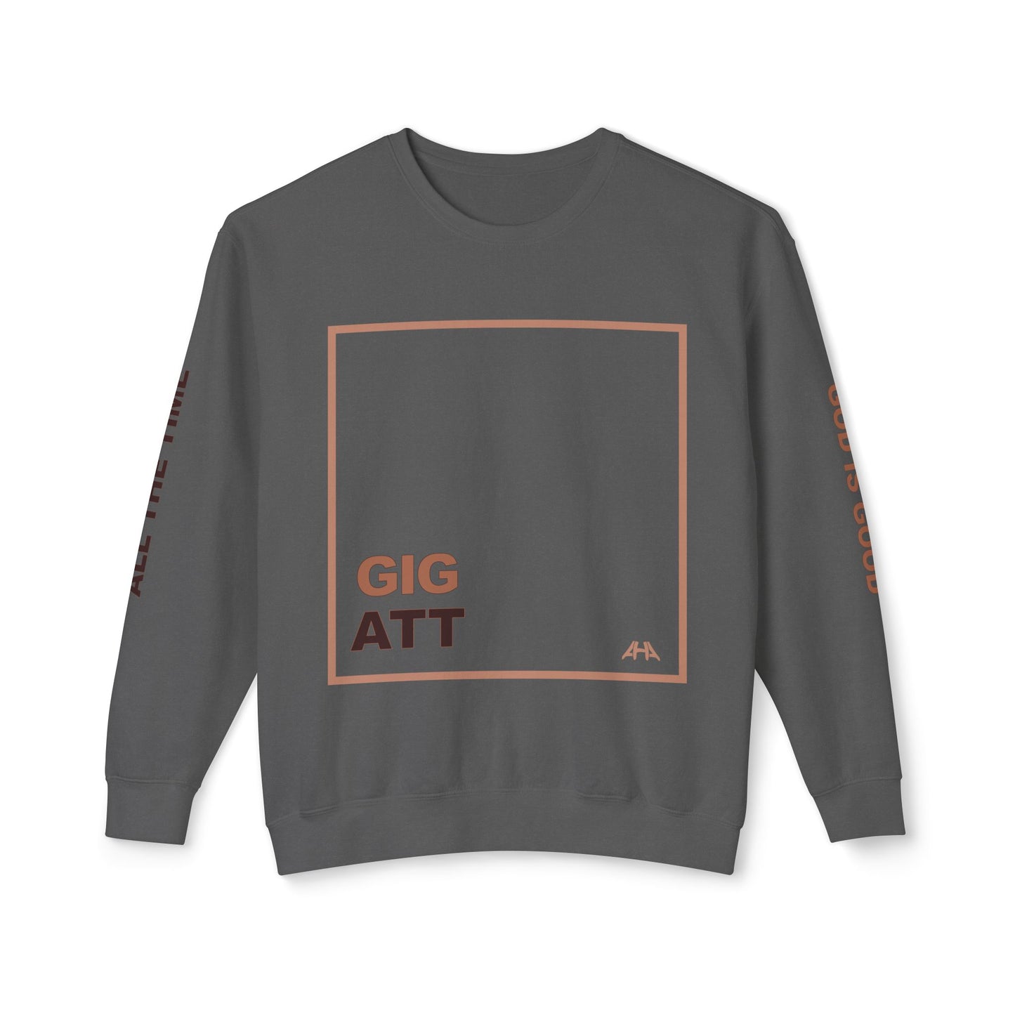 Taupe GIGATT/ATTGIG Lightweight Crewneck Sweatshirt