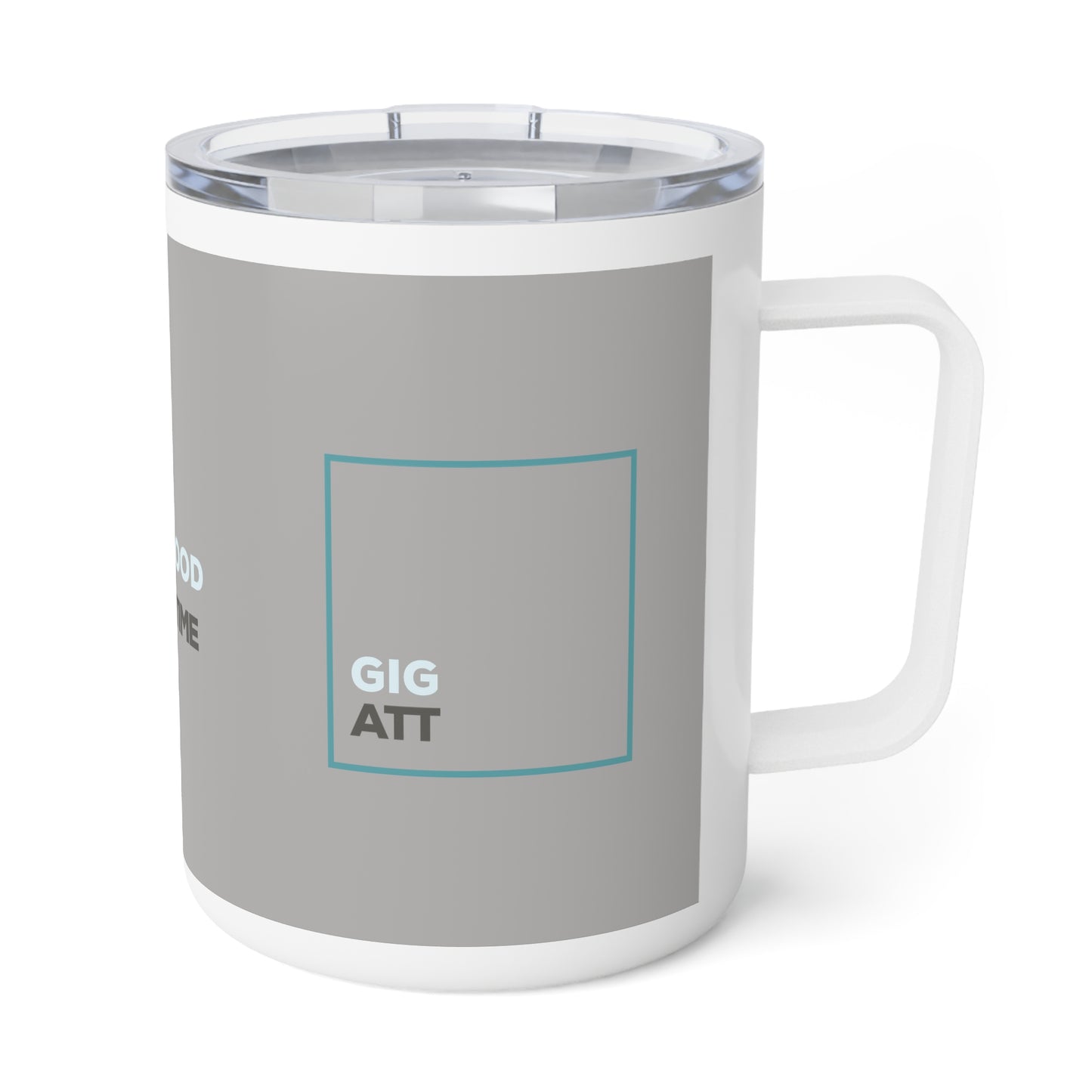 Light Grey GIGATT/ATTGIG Insulated Mug