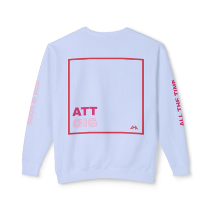 Red GIGATT/ATTGIG Lightweight Crewneck Sweatshirt