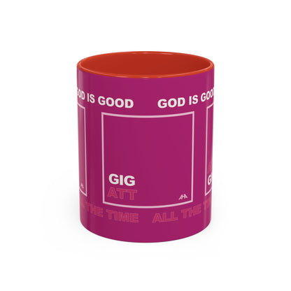 Light Pink GIG/ATT Accent Coffee Mug (11, 15oz)