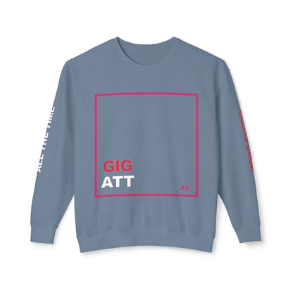 Deep Pink GIGATT/ATTGIG Lightweight Crewneck Sweatshirt