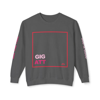 Red GIGATT/ATTGIG Lightweight Crewneck Sweatshirt