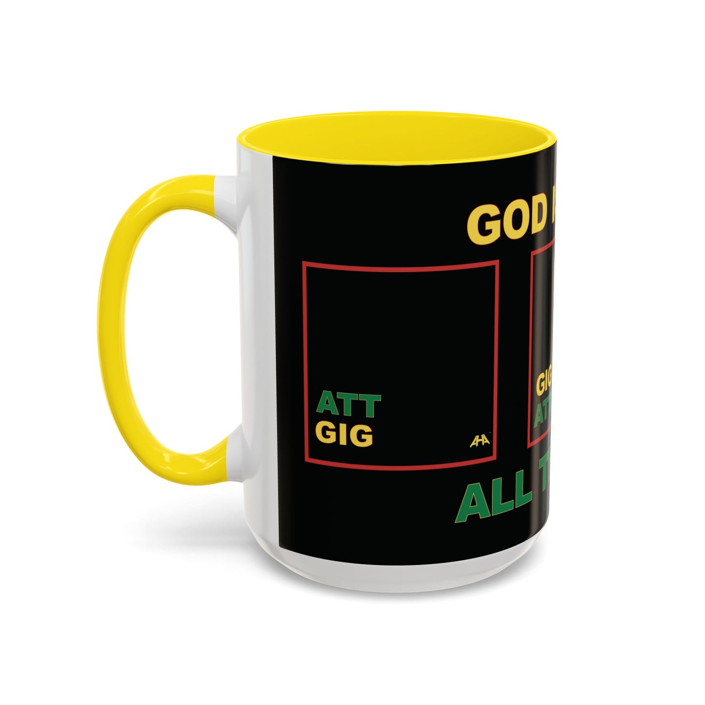 Black GIG/ATT Accent Coffee Mug (11, 15oz)