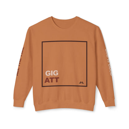 Chocolate GIGATT/ATTGIG Lightweight Crewneck Sweatshirt