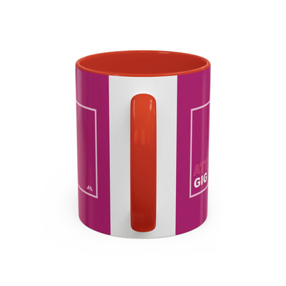 Light Pink GIG/ATT Accent Coffee Mug (11, 15oz)