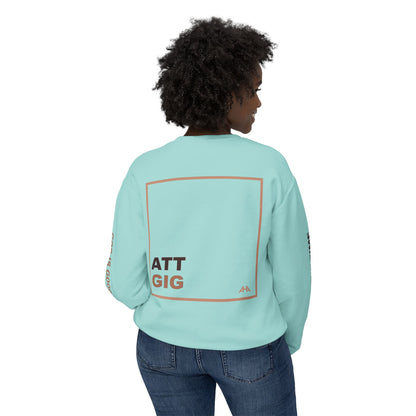 Taupe GIGATT/ATTGIG Lightweight Crewneck Sweatshirt