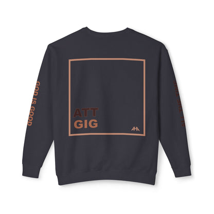 Taupe GIGATT/ATTGIG Lightweight Crewneck Sweatshirt
