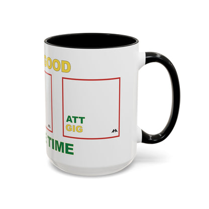 White GIG/ATT Accent Coffee Mug (11, 15oz)