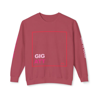 Red GIGATT/ATTGIG Lightweight Crewneck Sweatshirt