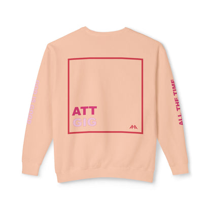 Red GIGATT/ATTGIG Lightweight Crewneck Sweatshirt
