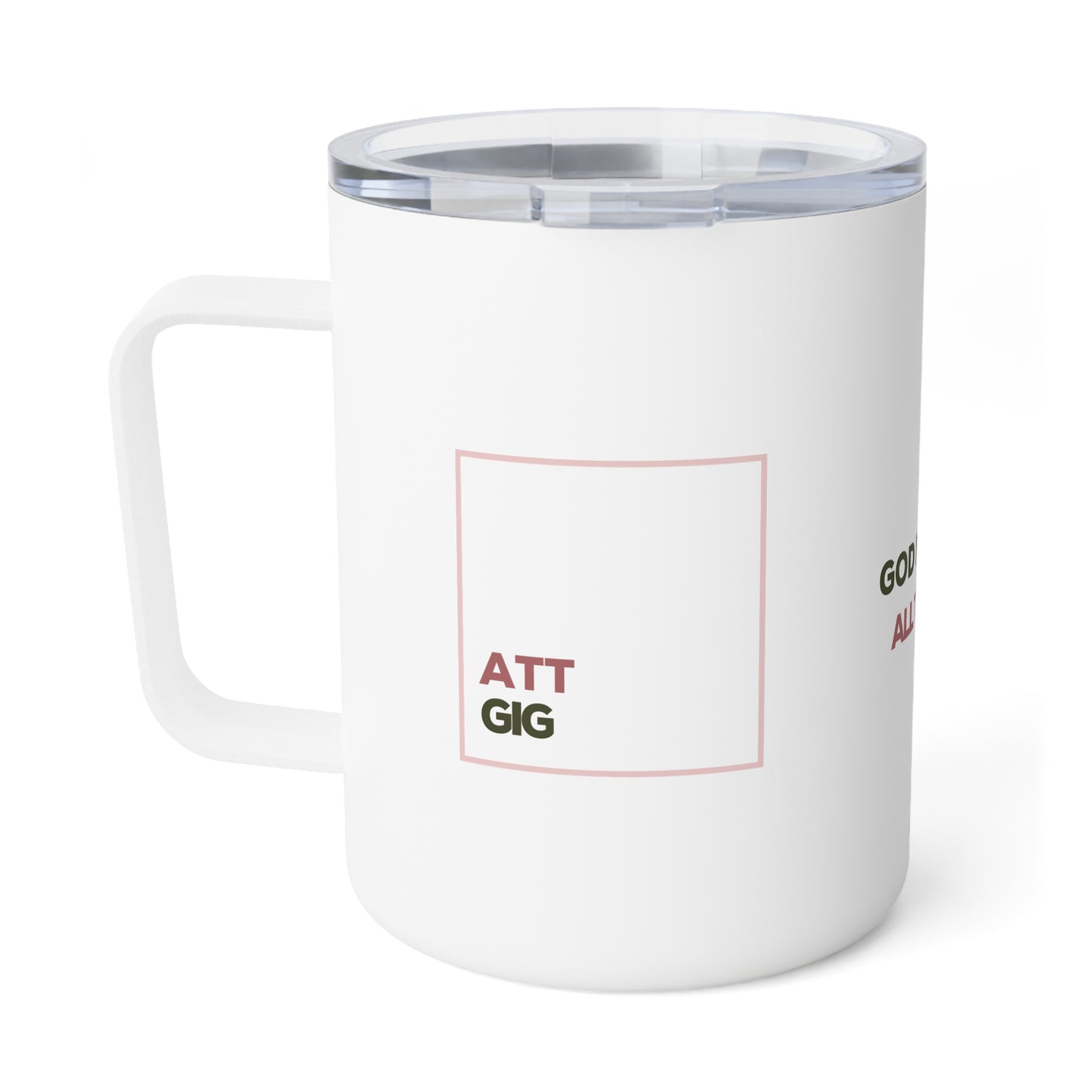 White GIGATT/ATTGIG Insulated Mug