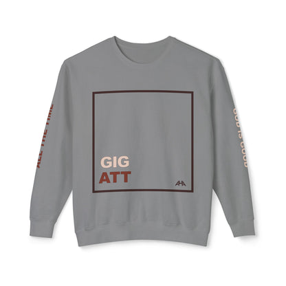 Chocolate GIGATT/ATTGIG Lightweight Crewneck Sweatshirt