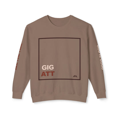 Chocolate GIGATT/ATTGIG Lightweight Crewneck Sweatshirt