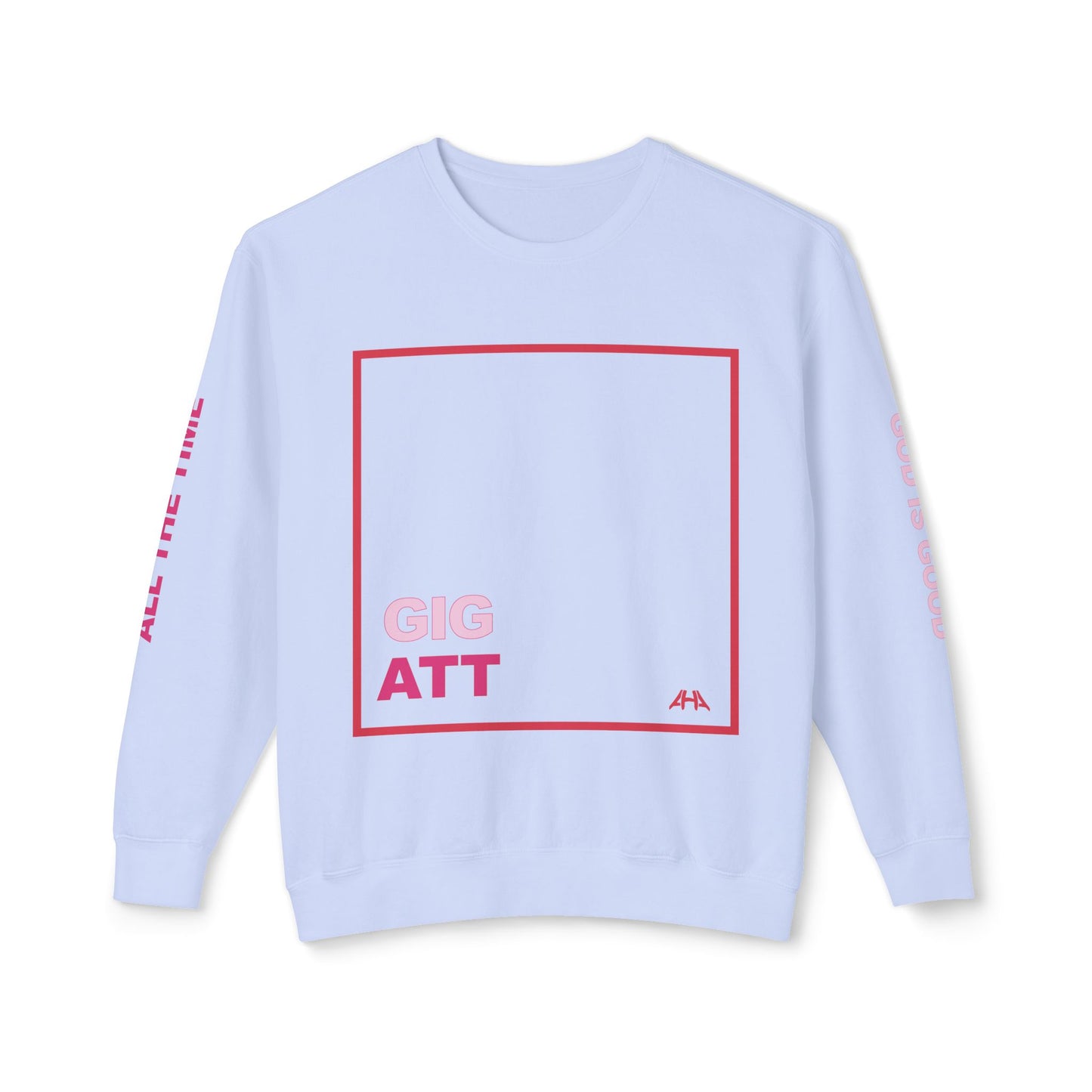 Red GIGATT/ATTGIG Lightweight Crewneck Sweatshirt