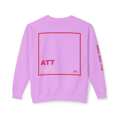 Red GIGATT/ATTGIG Lightweight Crewneck Sweatshirt