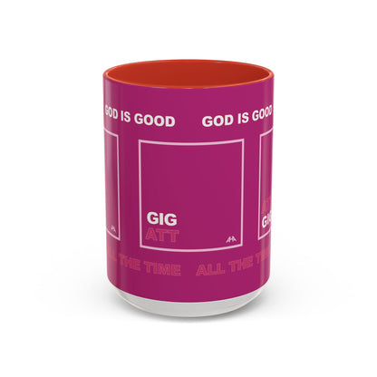 Light Pink GIG/ATT Accent Coffee Mug (11, 15oz)