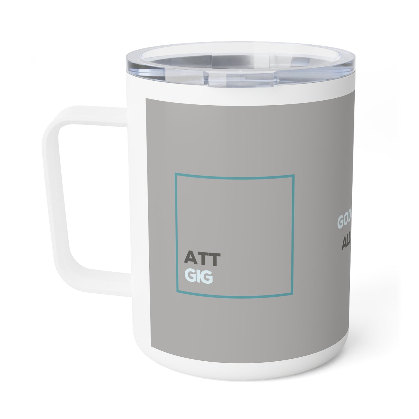 Light Grey GIGATT/ATTGIG Insulated Mug