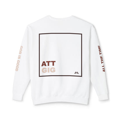 Chocolate GIGATT/ATTGIG Lightweight Crewneck Sweatshirt