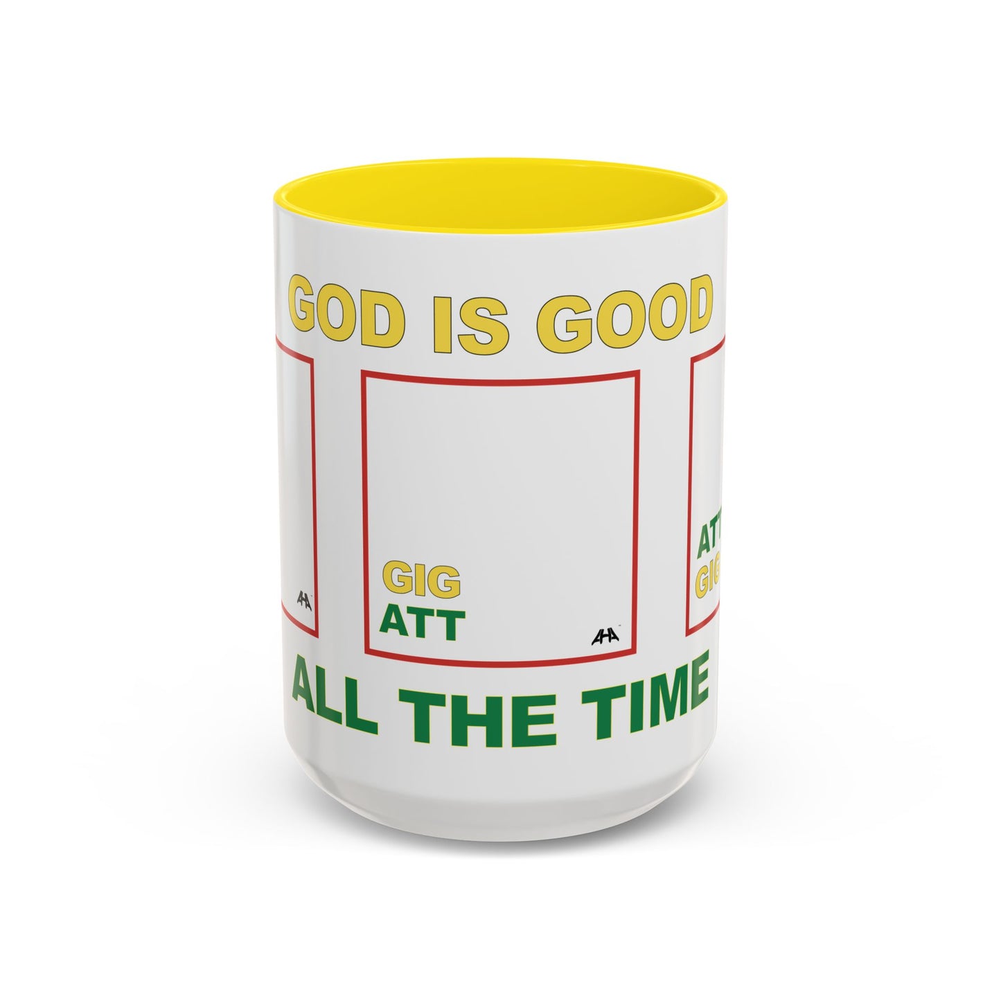 White GIG/ATT Accent Coffee Mug (11, 15oz)