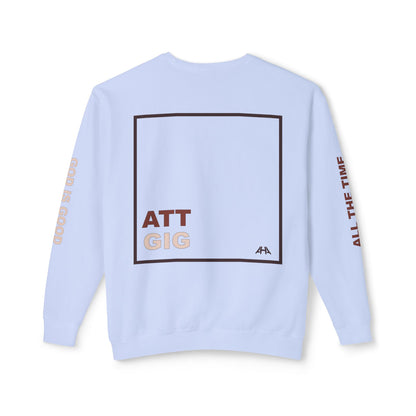 Chocolate GIGATT/ATTGIG Lightweight Crewneck Sweatshirt